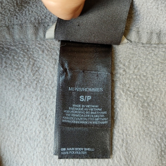 North Face 1/4 Zip Fleece Men's Gray Jacket Size Small Pullover Sweatshirt - Picture 13 of 15